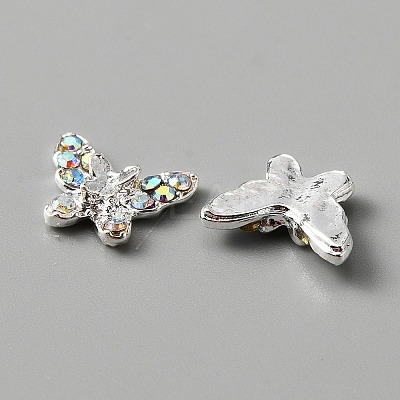 Alloy Rhinestone Cabochons MRMJ-WH0081-33S-1