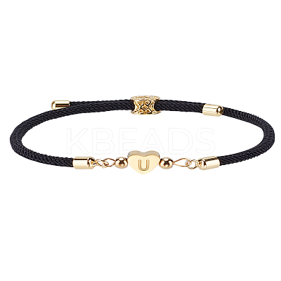 1Pc Adjustable Nylon Cord Bracelets for Women Men BJEW-LP0001-30U-1