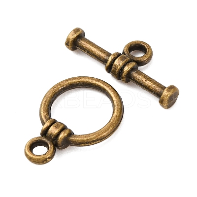 Alloy Toggle Clasps FIND-G098-03AB-1
