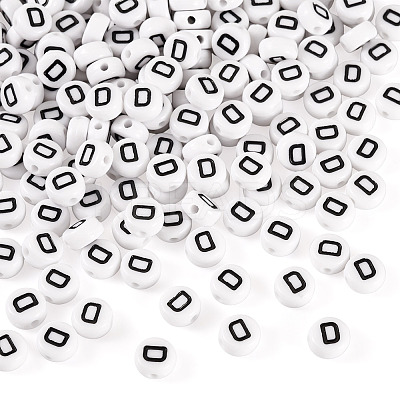500Pcs Acrylic Beads SACR-TA0001-55D-1
