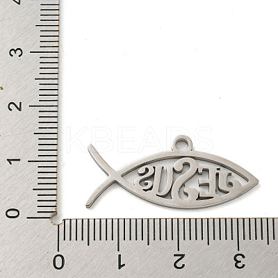 Non-Tarnish 304 Stainless Steel Pendants STAS-P342-04P-1