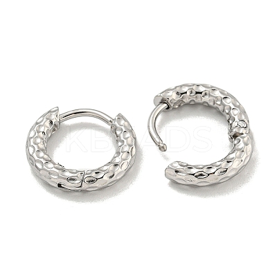 Tarnish Resistant Vacuum Plating 202 Stainless Steel Hoop Earrings EJEW-H003-45P-1