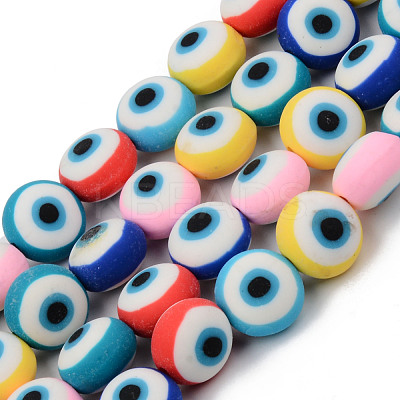 Handmade Polymer Clay Beads Strands CLAY-N008-001-1