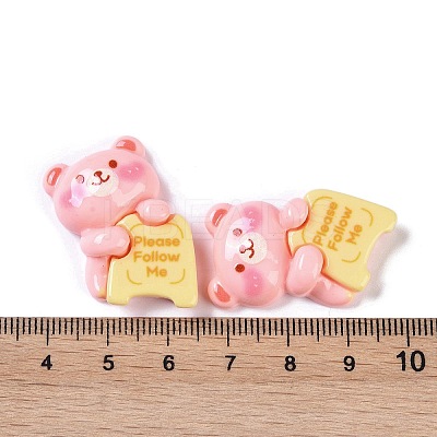 Cartoon Bear Opaque Resin Decoden Cabochons CRES-I031-05-1
