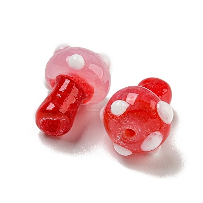Handmade Lampwork Beads Strands LAMP-N025-03K-1