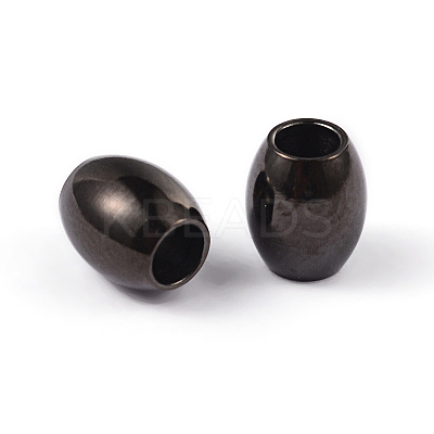 Barrel Ion Plating(IP) 304 Stainless Steel Spacer Beads STAS-L176-03B-1