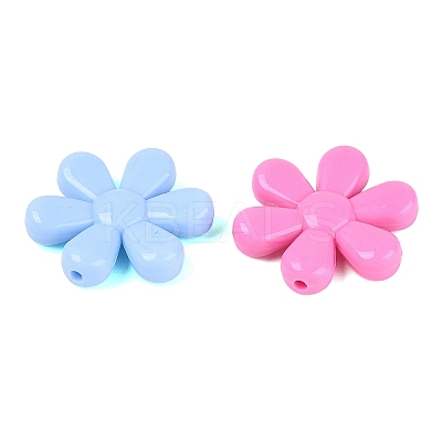 Opaque Acrylic Beads OACR-Q203-05-1