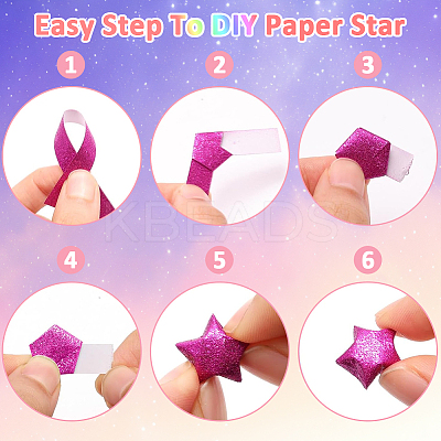 Lucky Star Origami Paper DIY-SC0027-24E-1