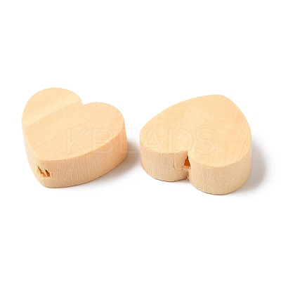 Natural Wood European Beads WOOD-M008-06-1