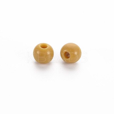 Opaque Acrylic Beads X-MACR-S370-C6mm-29-1