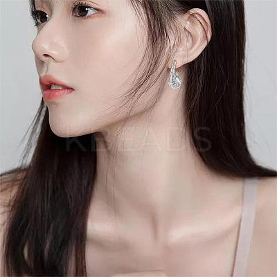 Natural Pearl Teardrop Stud Earrings JE1078B-1
