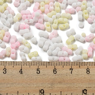 Macaron Color Opaque Frosted Glass Seed Beads SEED-K009-12B-13-1