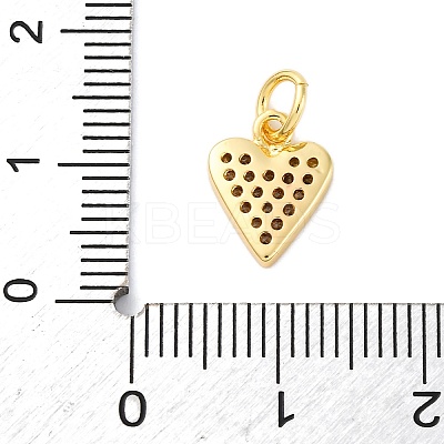 Brass Micro Pave Cubic Zirconia Pendants KK-S510-49G-04-1