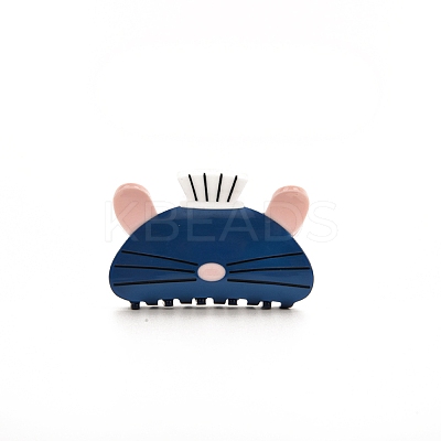 Cellulose Acetate(Resin) Claw Hair Clips PW-WG364EB-01-1