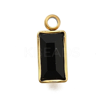 304 Stainless Steel Rhinestone Pendants STAS-Z125-11G-1