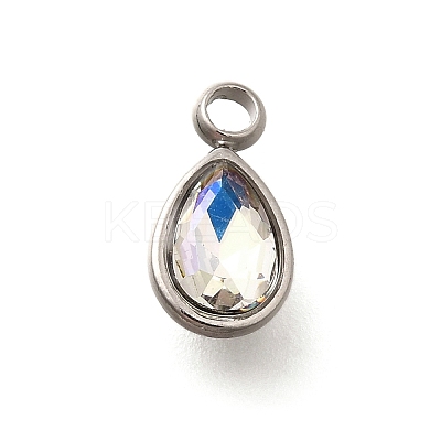 304 Stainless Steel Pendants STAS-Q346-04P-10-1