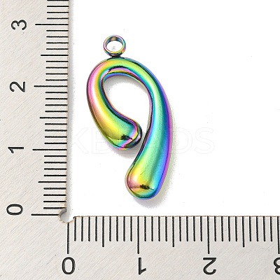 Ion Plating(IP) 304 Stainless Steel Pendants STAS-C079-15M-1
