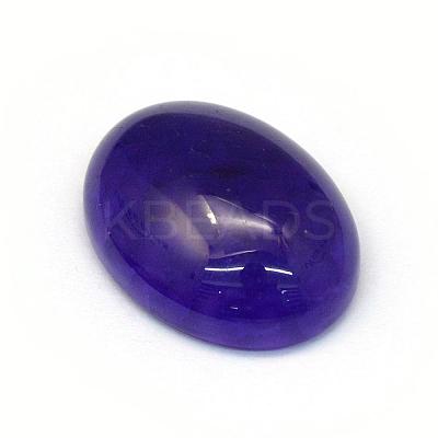 Oval Dyed Natural Crackle Agate Cabochons G-R349-15x20-02-1
