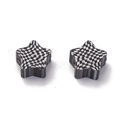 Handmade Polymer Clay Beads CLAY-E002-07-1