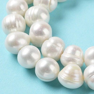 Natural Cultured Freshwater Pearl Beads Strands PEAR-E019-10-1