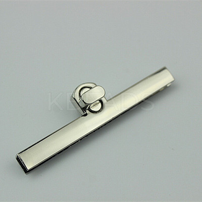 Zinc Alloy Twist Bag Lock Purse Catch Clasps PURS-PW0001-029P-1