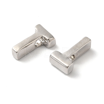 Platinum Plated Alloy Beads PALLOY-CJC0001-64P-T-1