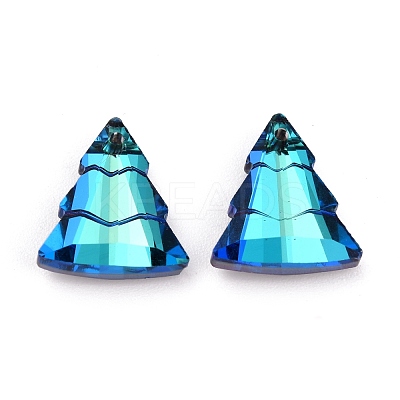 Glass Rhinestone Pendants RGLA-O002-A02-001BB-1