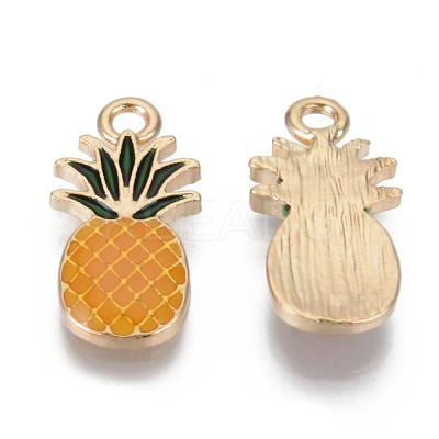 Alloy Enamel Pendants X-ENAM-T009-50A-RS-1
