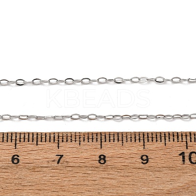 1.5MM 304 Stainless Steel Cable Chain Necklaces NJEW-T016-29P-1