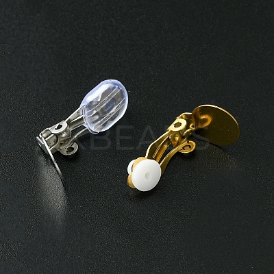 304 Stainless Steel Clip-on Earring Findings STAS-FS0001-59-1