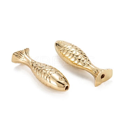 Brass Beads KK-C223-13G-1
