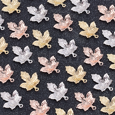 30Pcs 3 Colors Brass Pendants KK-AR0002-30-1