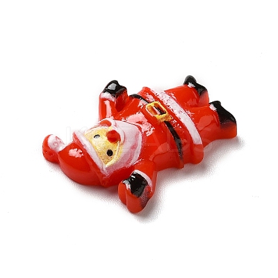 Christmas Cartoon Opaque Resin Cabochons RESI-K019-50-1