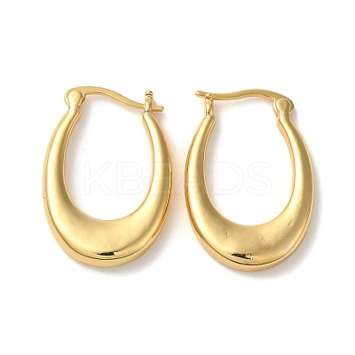 Rack Plating Brass Hoop Earrings EJEW-L224-68G-1