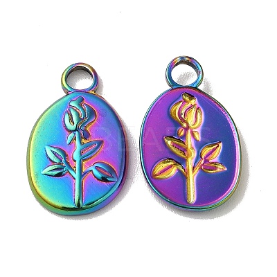 Ion Plating(IP) 304 Stainless Steel Pendants STAS-H212-23MC-1