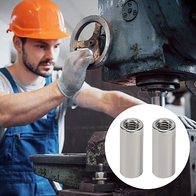 40Pcs 304 Stainless Steel Ear Nuts DIY-BBC0002-62-1