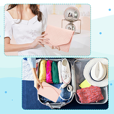 Polyester Envolope Travel Folding Clutch Bag ABAG-WH0035-030C-1