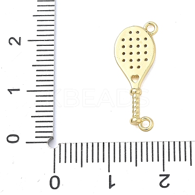 Brass Micro Pave Clear Cubic Zirconia Pendants KK-I476-08G-1