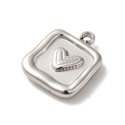 Non-Tarnish 304 Stainless Steel Charms STAS-L022-273P-1