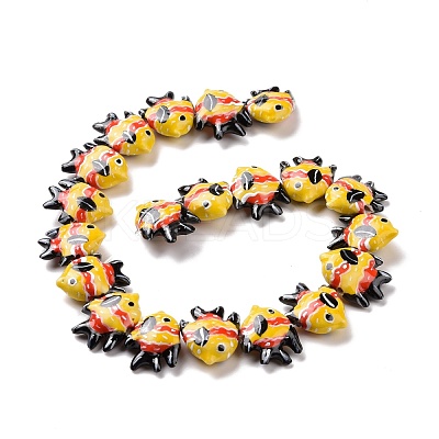 Handmade Porcelain Beads PORC-G002-54A-1