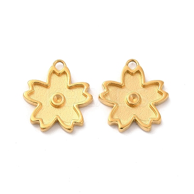 Ion Plating(IP) 304 Stainless Steel Pendant Rhinestone Settings STAS-F284-24G-1