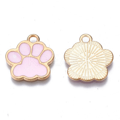Alloy Enamel Pendants ENAM-T016-22LG-RS-1