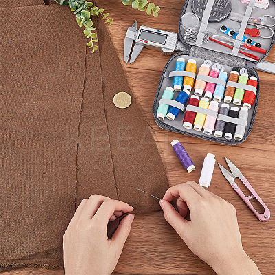 Linen Cotton Fabric DIY-WH20062-125C-1