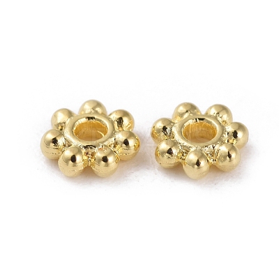 Tibetan Style Alloy Daisy Spacer Beads LF0991Y-G-RS-1