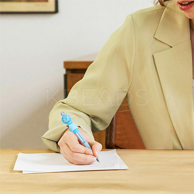 5Pcs Plastic Beadable Pens AJEW-TA0001-76B-1
