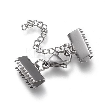 Tarnish Resistant 304 Stainless Steel Curb Chain Extender STAS-K195-21P-01-1