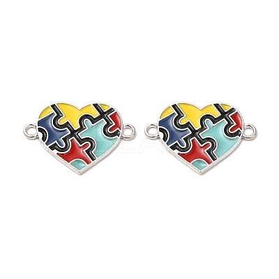 Alloy Enamel Connector Charms ENAM-C005-05P-1