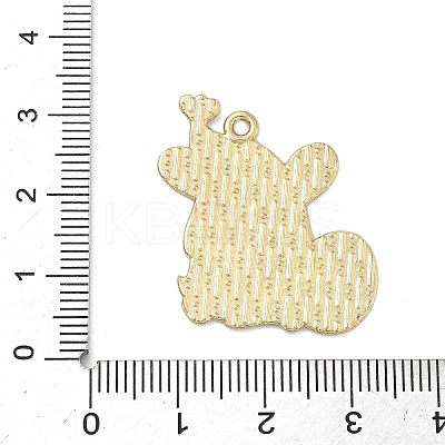 Easter Alloy Enamel Pendants ENAM-I082-02G-05-1