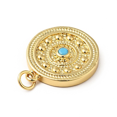 Rack Plating Brass Pendants KK-H431-57G-1
