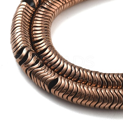 Electroplated Synthetic Non-magnetic Hematite Beads Strands G-B132-A01-01A-1